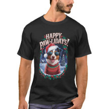Joyeux Pawlidays Australian Shepherd Christmas Fun