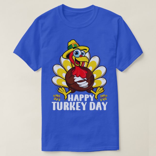 T-shirt Joyeux pèlerin de la Turquie pour Thanksgiving D (Design devant)