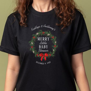 T-shirt Joyeux petit Baby shower de Noël