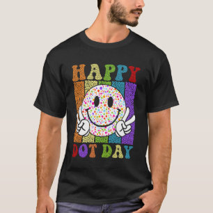 T-shirt Joyeux Point Day Sourire Visage Coloré Garçon Gi à