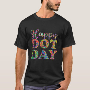 T-shirt Joyeux point Jour coloré conçu points
