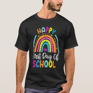 T-shirt Joyeux Premier Jour De L'École Étudiant Retour À S