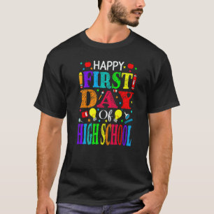 T-shirt Joyeux premier jour de lycée professeur élève