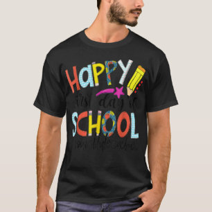 T-shirt Joyeux premier jour d'école de retour à l'école su