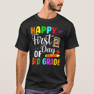 T-shirt Joyeux premier jour d'école Enseignants de 3e anné