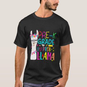 T-shirt Joyeux premier jour d'école pré-maternelle No Prob