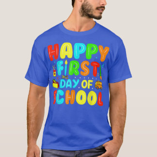 T-shirt Joyeux Premier Jour D'École Retour À L'École