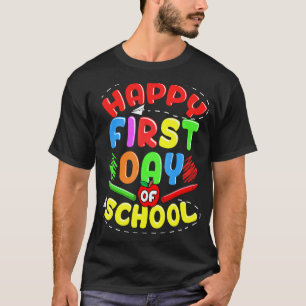 T-shirt Joyeux premier jour d'école Retour à l'école Ensei