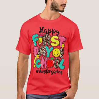 T-shirt Joyeux Premier Jour D'Enseignant De La Maternelle 