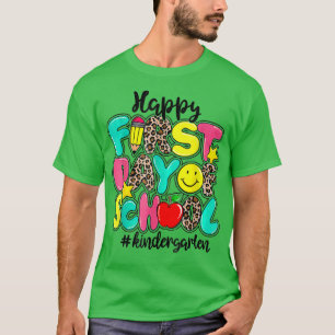T-shirt Joyeux Premier Jour D'Enseignant De La Maternelle 