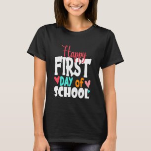 T-shirt Joyeux Premier Jour D'Enseignants Étudiants Paren