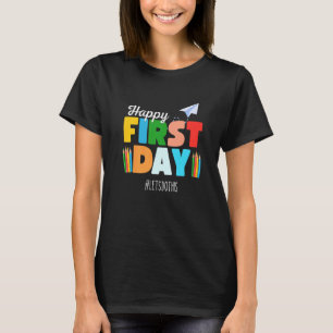T-shirt Joyeux Premier Jour Faisons Ce Bienvenue À Schoo