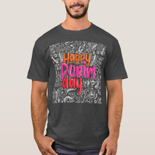 T-shirt Joyeux Purim Day Costume Juif Holliday Cool