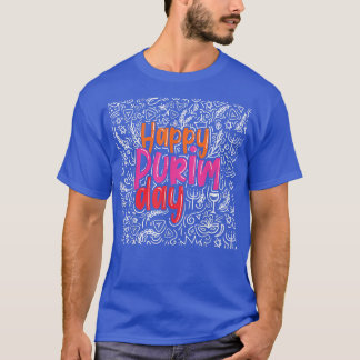 T-shirt Joyeux Purim Day Costume Juif Holliday Cool