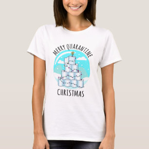 T-shirt Joyeux Quarantaine Arbre de Noël Papier toilette