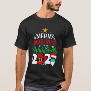 T-shirt Joyeux Quarantine Noël 2020 Papier toilette Famill