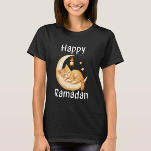 T-shirt Joyeux Ramadan Eid Moubarak Kareem Chat Mignon pou