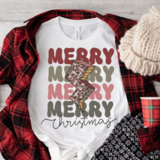 T-shirt Joyeux rétro de Noël