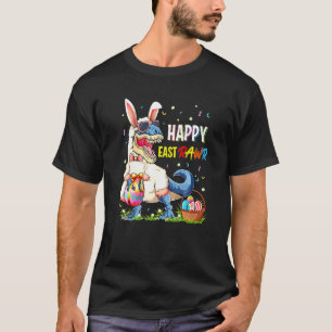 T-shirt Joyeux Rex Dinosaure Easter Bunny Egg Costu