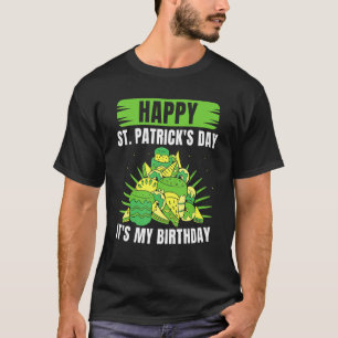 T-shirt Joyeux Saint Patrick C'est mon anniversaire Saint 