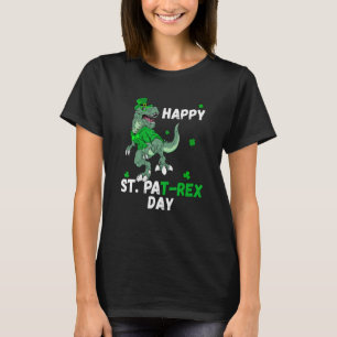 T-shirt Joyeux Saint Patricks Pat Rex Day T Rex Dinosaur K