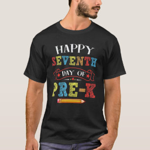 T-shirt Joyeux septième jour d'étudiants de l'enseignant d