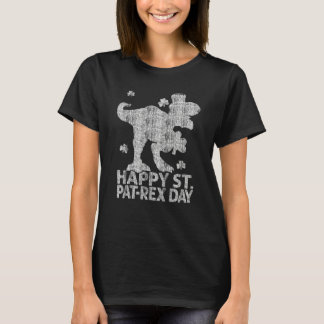 T-shirt Joyeux St Pat Rex Day Dino Jour de la Saint Patric