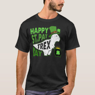 T-shirt Joyeux St Pat Rex Day Dinosaur St Patrick's Day