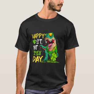 T-shirt Joyeux St Pat Rex Day Toddler Kids Dino Saint Patr