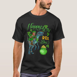 T-shirt Joyeux St Pat Rex Saint Patrick's Day Dinosaur Cad