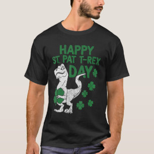 T-shirt Joyeux St Pat T rex Dinosaur Dino St patrick Iris