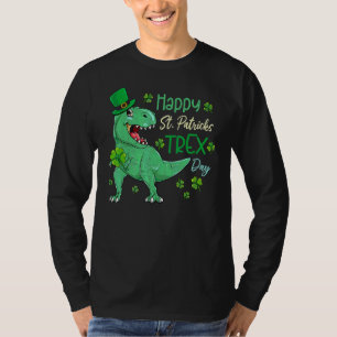 T-shirt Joyeux St Pat T Rex Saint Patrick's Day Dinosaur B