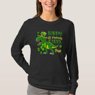 T-shirt Joyeux St Pat T Rex Saint Patrick's Day Dinosaur B