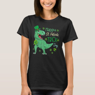 T-shirt Joyeux St Pat T-Rex Saint Patrick's Day Dinosaur B