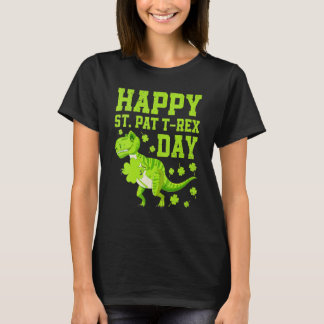 T-shirt Joyeux St Pat Trex Day Dino Jour de la Saint Patri