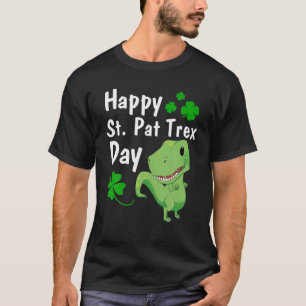 T-shirt Joyeux St. Pat Trex Day Dinosaur St. Patrick's Day