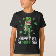 Joyeux St Pat Trex Day Dinosaur Toddler St patrick