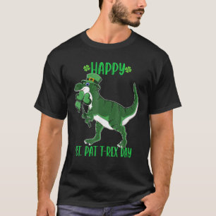 T-shirt Joyeux St Pat Trex Day Funny Patricks Day Dinosaur