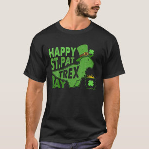 T-shirt Joyeux St Pat-Trex Day Saint Patrick Dinosaur Boys