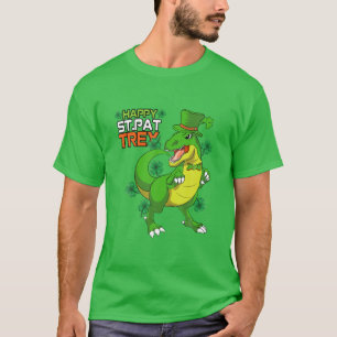 T-shirt Joyeux St Pat-Trex Day Saint Patrick Dinosaur Boys