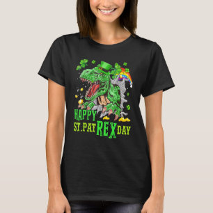 T-shirt Joyeux St Pat Trex Day Saint Patrick Dinosaur Garç