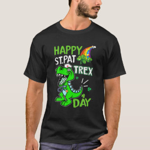 T-shirt Joyeux St. Pat Trex jour infirmière Dinosaur Patri