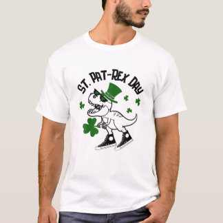 T-shirt Joyeux St Pat Trex Saint Patrick's Day Dinosaur Ki