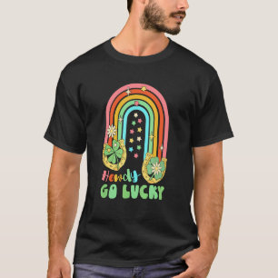 T-shirt Joyeux St Patrick Chanceux Arc-en-Ciel Trèfle Ho