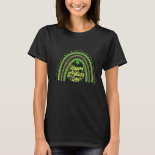 T-shirt Joyeux St Patrick Day Arc en ciel pour enfants gar