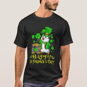 T-shirt Joyeux St Patrick S Day Penguin Cute Funny Irish 2