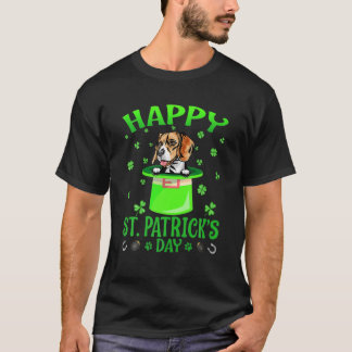 T-shirt Joyeux St Patrick's Day Beagle Chien Shamrock irla