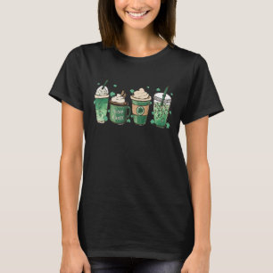 T-shirt Joyeux St Patrick's Day Café Lucky A Latte