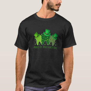 T-shirt Joyeux St Patrick's Day Dental Assistant Tooth Iri