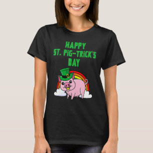 T-shirt Joyeux St Pig Tricks Day Funny Jour de la Saint Pa